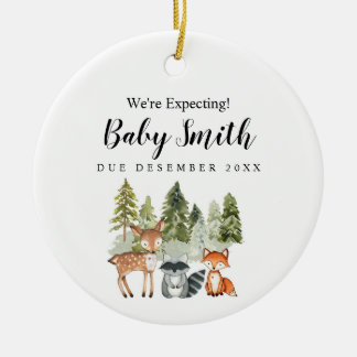 Pinienwald erwarten wir von Eltern Ornament