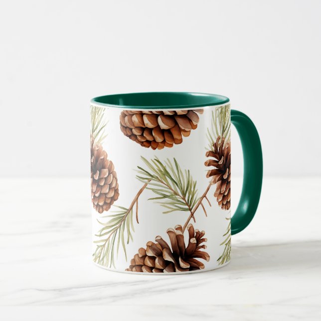 Pinienzapfen  tasse (VorderseiteRechts)