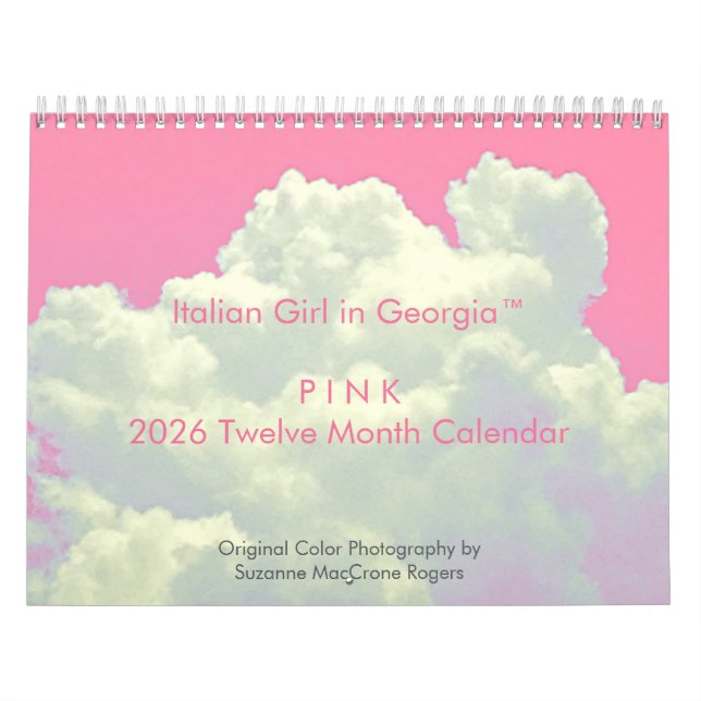 PINK - 2026 Twelve Month Calendar Kalender (Titelbild)
