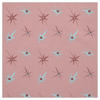 Pink 50er Starburst Stoff