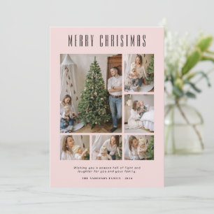 Pink 6 Familienfoto Weihnachten