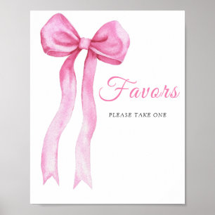 Pink a bow - Favoriten Poster