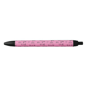 Pink Abkürzungen Pen des Apothekers Kugelschreiber