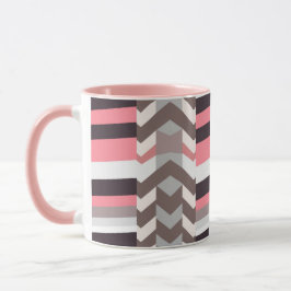 Pink Abstract Coffee Mug Tasse