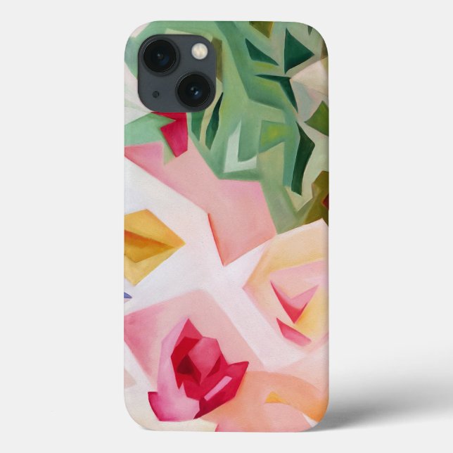 Pink Abstract Floral iPhone 6 Case (Rückseite)