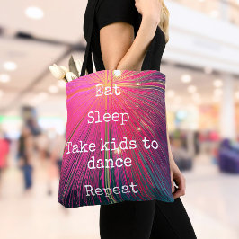 Pink Abstrakter Schlaf nehmen Kinder, um zu tanzen