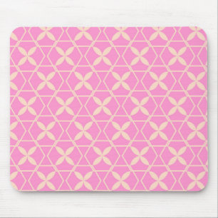 Pink Abstraktes Muster von Schaufenster Mousepad