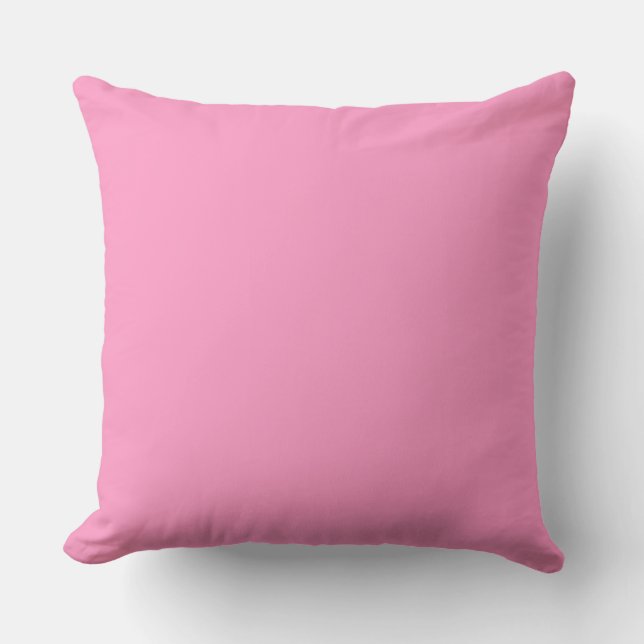 Pink Accent Throw Kissen (Vorderseite)