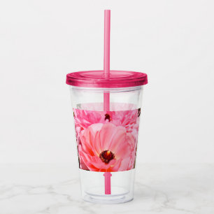 Pink Acryltrinkbecher
