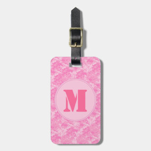 Pink ACU Camouflage Camouflage Girl Monogram Gepäc Gepäckanhänger