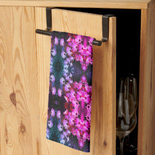 Pink African Daisy Blume Abstrakt Art Geschirrtuch