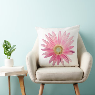 Pink African Daisy Kissen