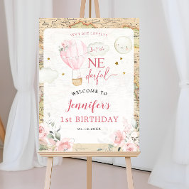 Pink Air Balloon ist nicht ihr lästiges Begrüßungs Poster