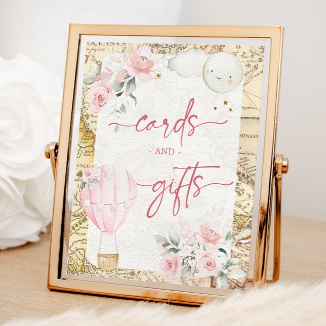 Pink Air Balloon ist nicht ihr lästiges Kartengesc Poster (Von Creator hochgeladen)