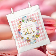 Pink Alice im Wunderland 6. Geburtstag