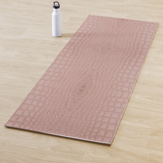 Pink Alligator Textur drucken Yogamatte (Beispiel)