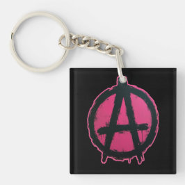 Pink and anarchy! schlüsselanhänger
