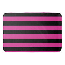 Pink and Black Stripes 