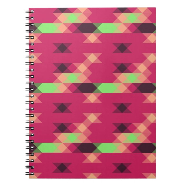 pink and green geometric notizblock (Vorderseite)