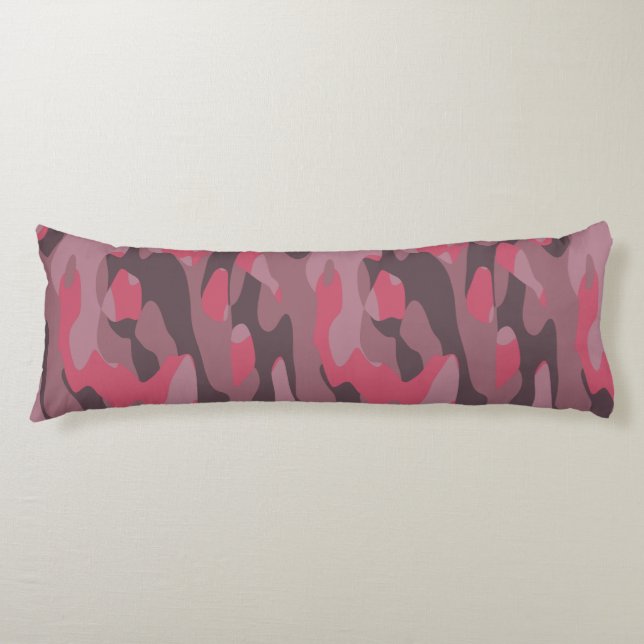 pink and mauve Camo abstract Seitenschläferkissen (Vorderseite)