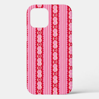Pink and Red Starburst Wavy Stripe Case-Mate iPhone Hülle