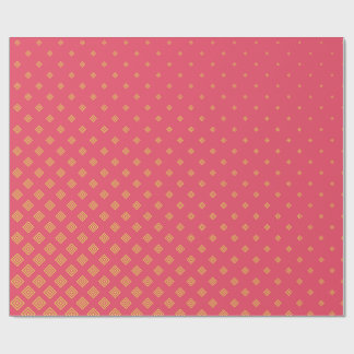 Pink and yellow geometric wrapping paper geschenkpapier