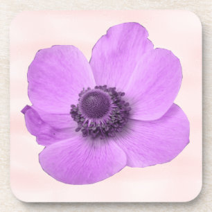 Pink Anemone Cork Untersetzer