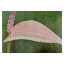 Pink Anthurium Blume Kauai, Hawaii Schneidebrett