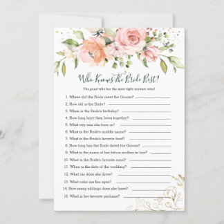 Pink Apricot Rose Foliage Wer kennt die Bride Best Einladung
