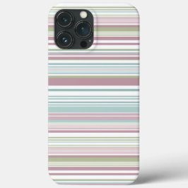Pink, Aqua, mint, spring rain and mauve stripes Case-Mate iPhone Hülle