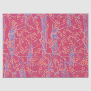 PINK AQUAMARIN BLAU SAKURA BLUME Japanisch Seidenpapier