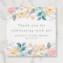 Pink Aquamarin floral Brautparty Custom Vielen Dan