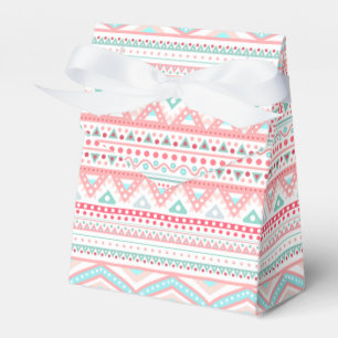 Pink & Aquamarines StammesdesignZent-Bevorzugung B Geschenkschachtel