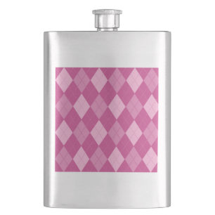Pink Argyll Flachmann