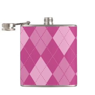 Pink Argyll Flachmann