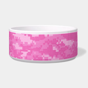 Pink ARMY ACU Camouflage Camouflage Dog Pet Food B Napf
