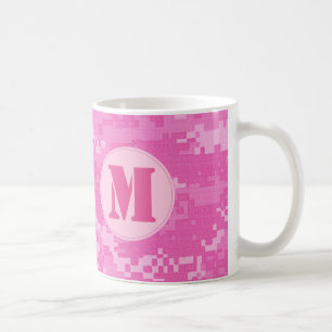 Pink ARMY ACU Camouflage Camouflage Kaffee Cup Tas Kaffeetasse