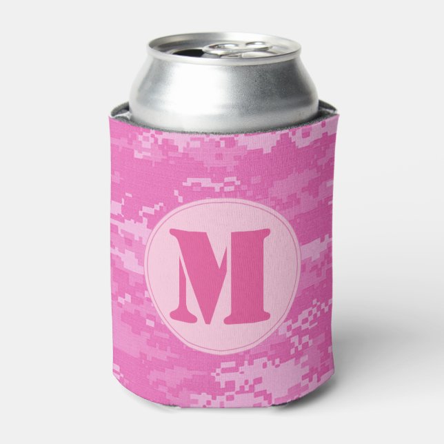 Pink ARMY ACU Camouflage Koozie Can Holder Dosenkühler (Kanne Vorderseite)