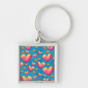 Pink Arts for Heart Heart Health Clipart Heart Cr Schlüsselanhänger