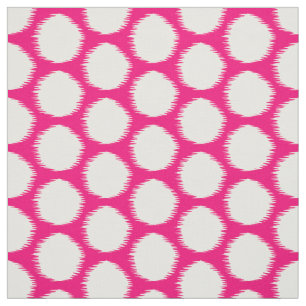 Pink Asian Moods Ikat Dots Stoff