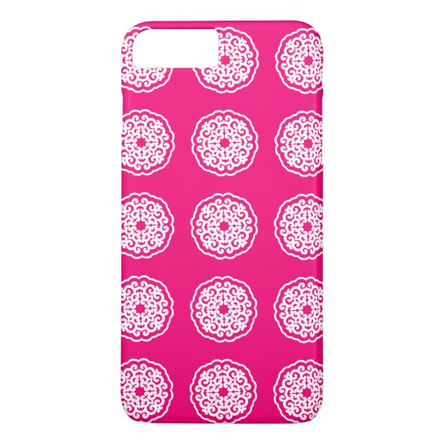 Pink Asian Moods Mandalla Case-Mate iPhone Hülle (Rückseite)