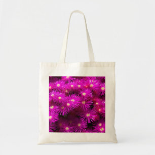 Pink-Aster-Blume Tragetasche