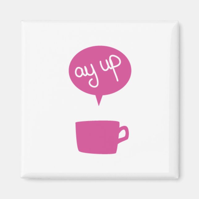 Pink Aup Cup Magnet (Vorne)