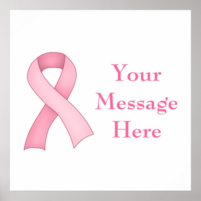 Pink Awareness Ribbon Poster 0002 (Vorne)