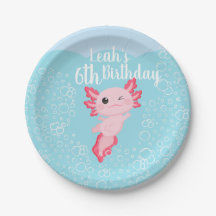Pink Axolotl Geburtstagsparty
