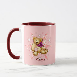 Pink Baby Bear Tasse