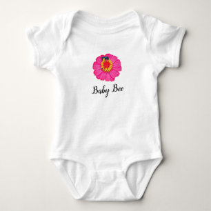 Pink Baby Bee Strampler