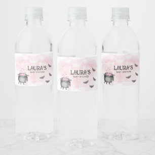 Pink Baby braut Halloween-Baby-Party Wasserflaschenetikett