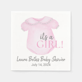 Pink Baby Bubble Paper Napkin Serviette