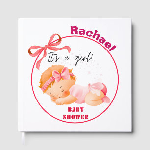 Pink Baby Dusche, Baby Girl Dusche Gästebuch
